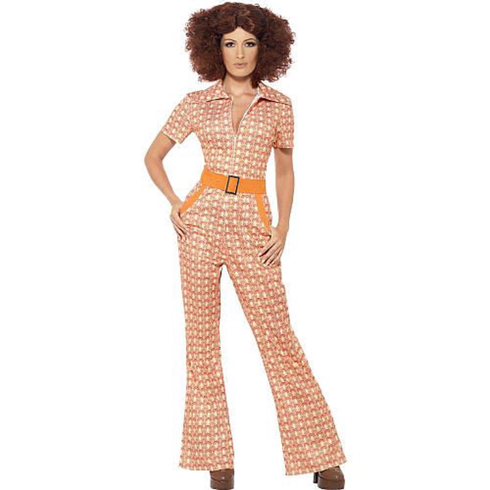 Buyseasons Smiffys Womens Authentic 70's Chic Halloween Costume - Adult Size, 5020570033128