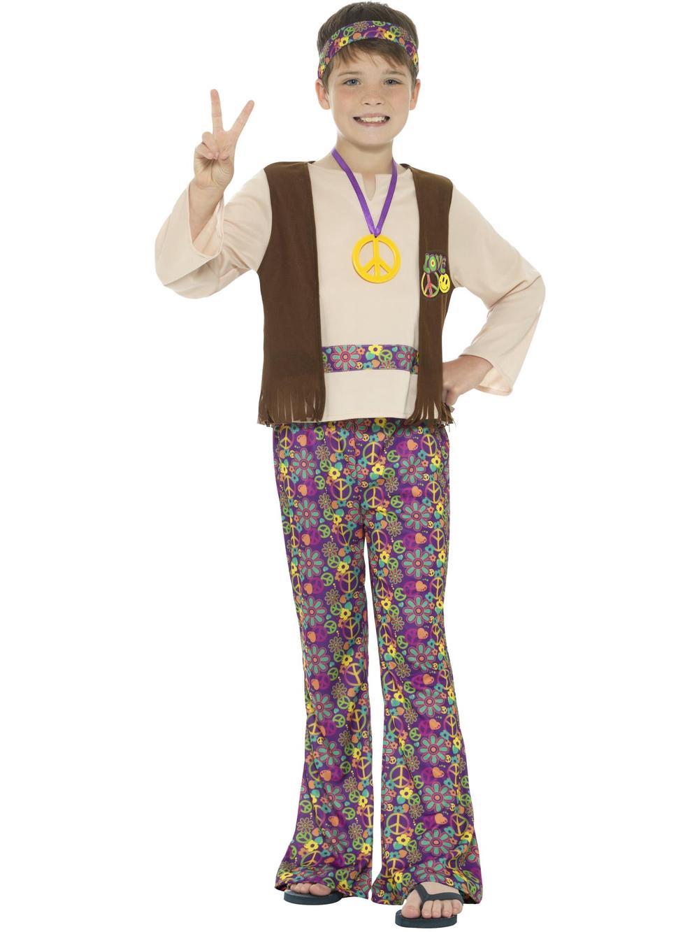 Smiffys Hippie Boy Costume - Small by Smiffys - ISBN: 5020570128633