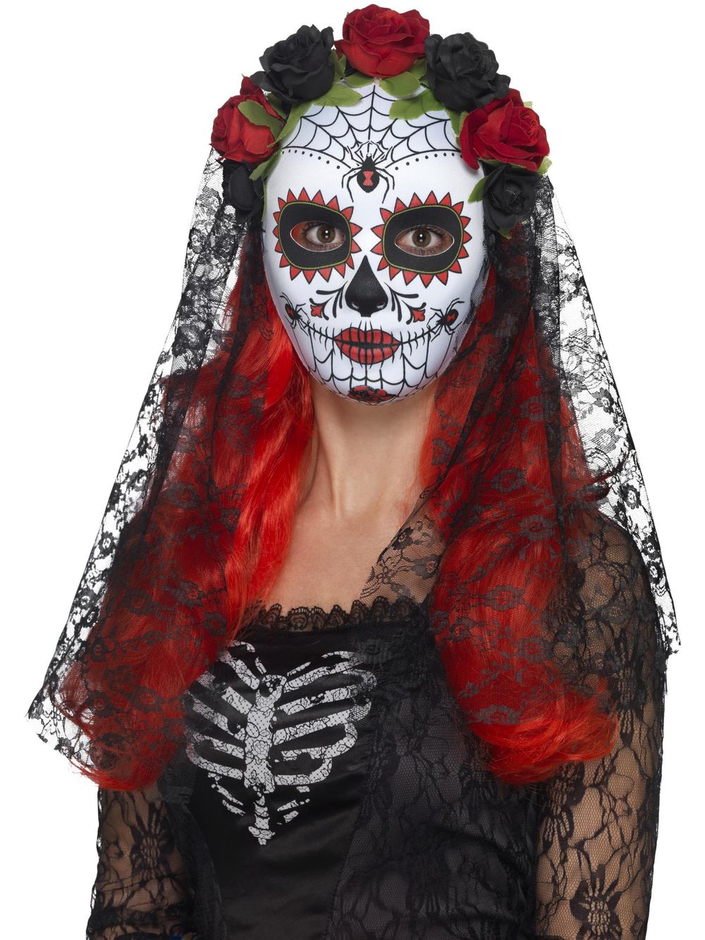 Rubie's Deerfield Adult Day of The Dead Senorita Mask by Rubie's Deerfield - ISBN: 5020570134887