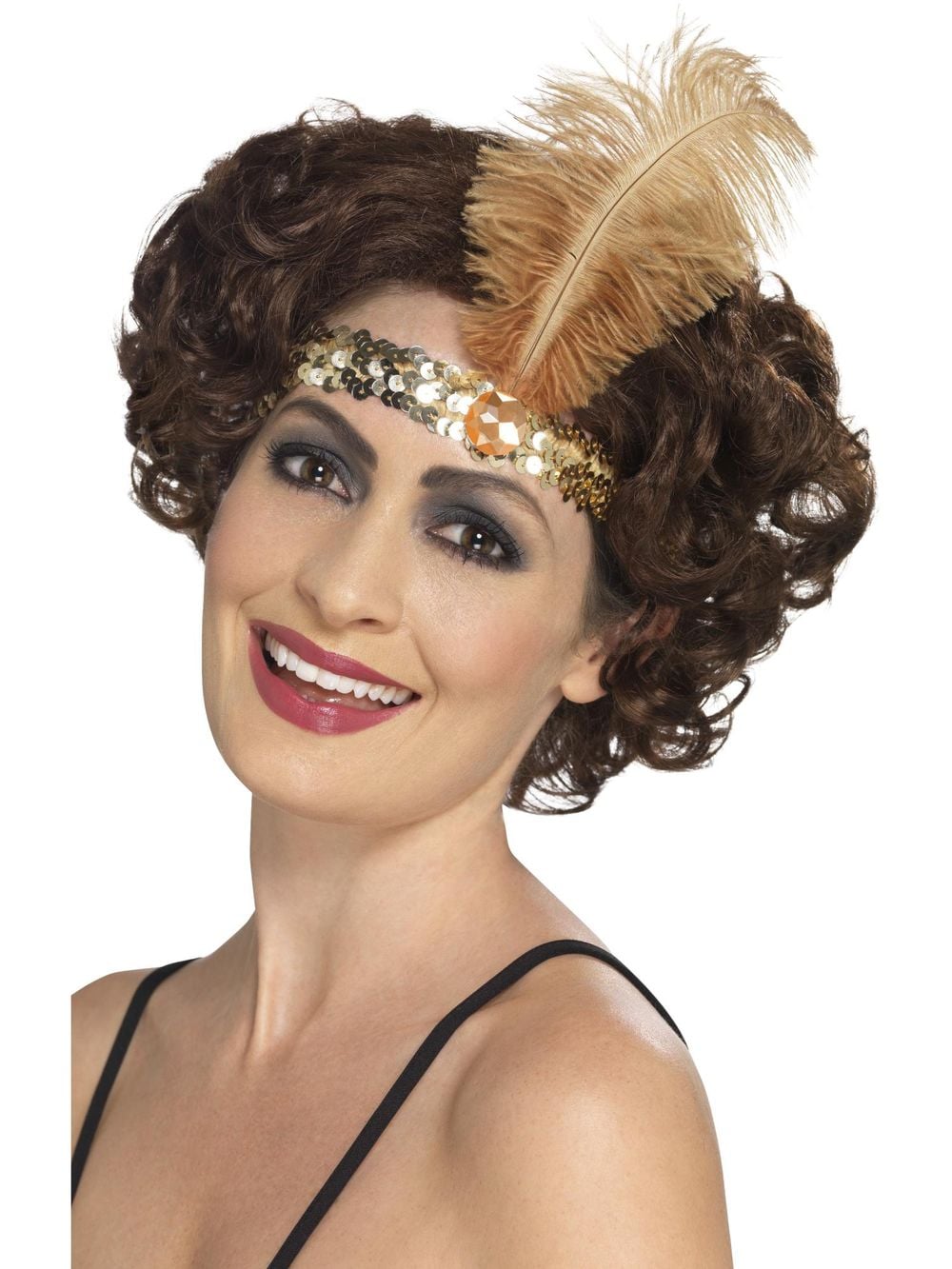 Rubie's Deerfield Adult Flapper Headband (Gold) by Rubie's Deerfield - ISBN: 5020570135358