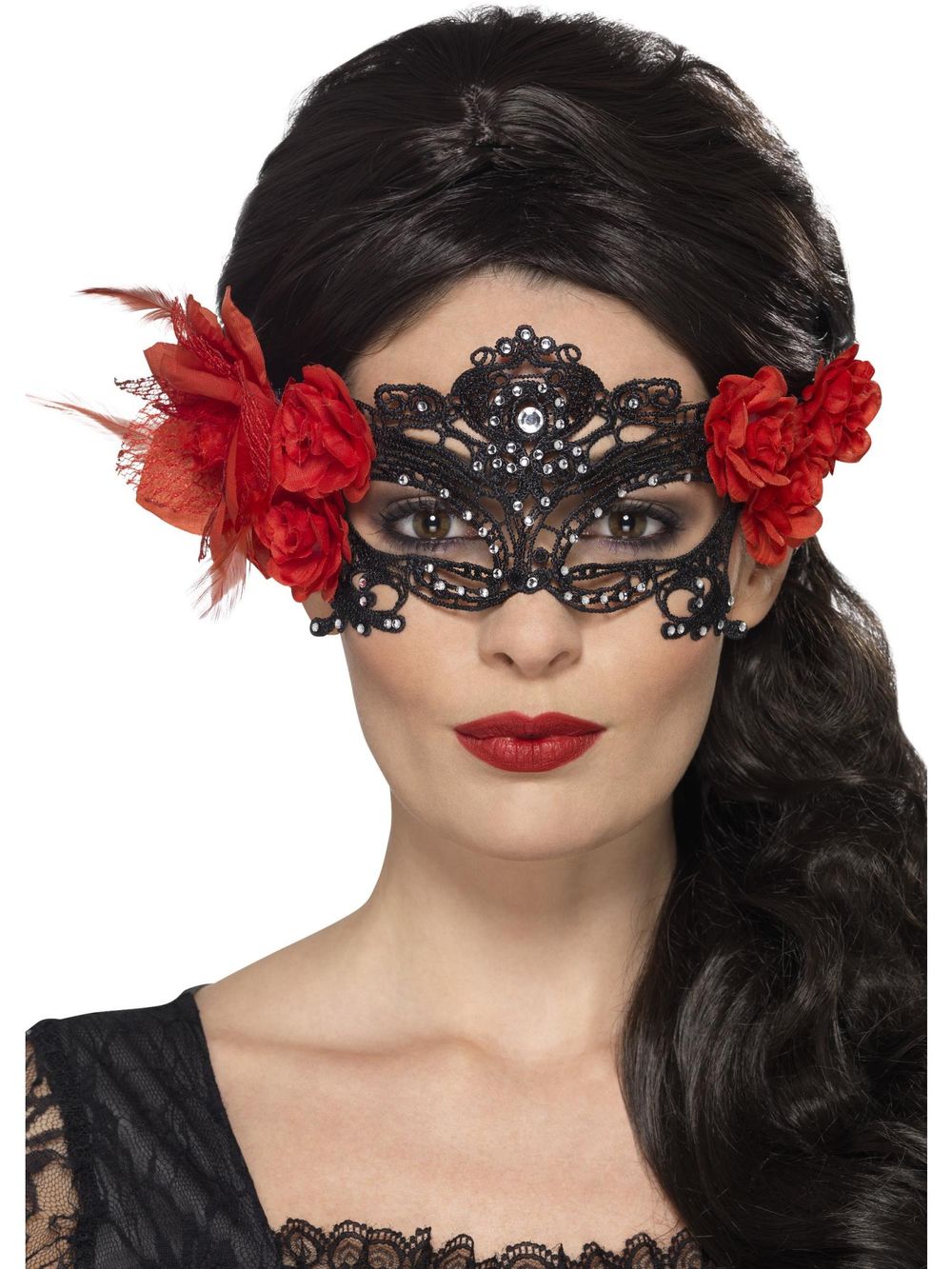 Rubie's Deerfield Adult Day of The Dead Lace Filigree Eyemask by Rubie's Deerfield - ISBN: 5020570139301