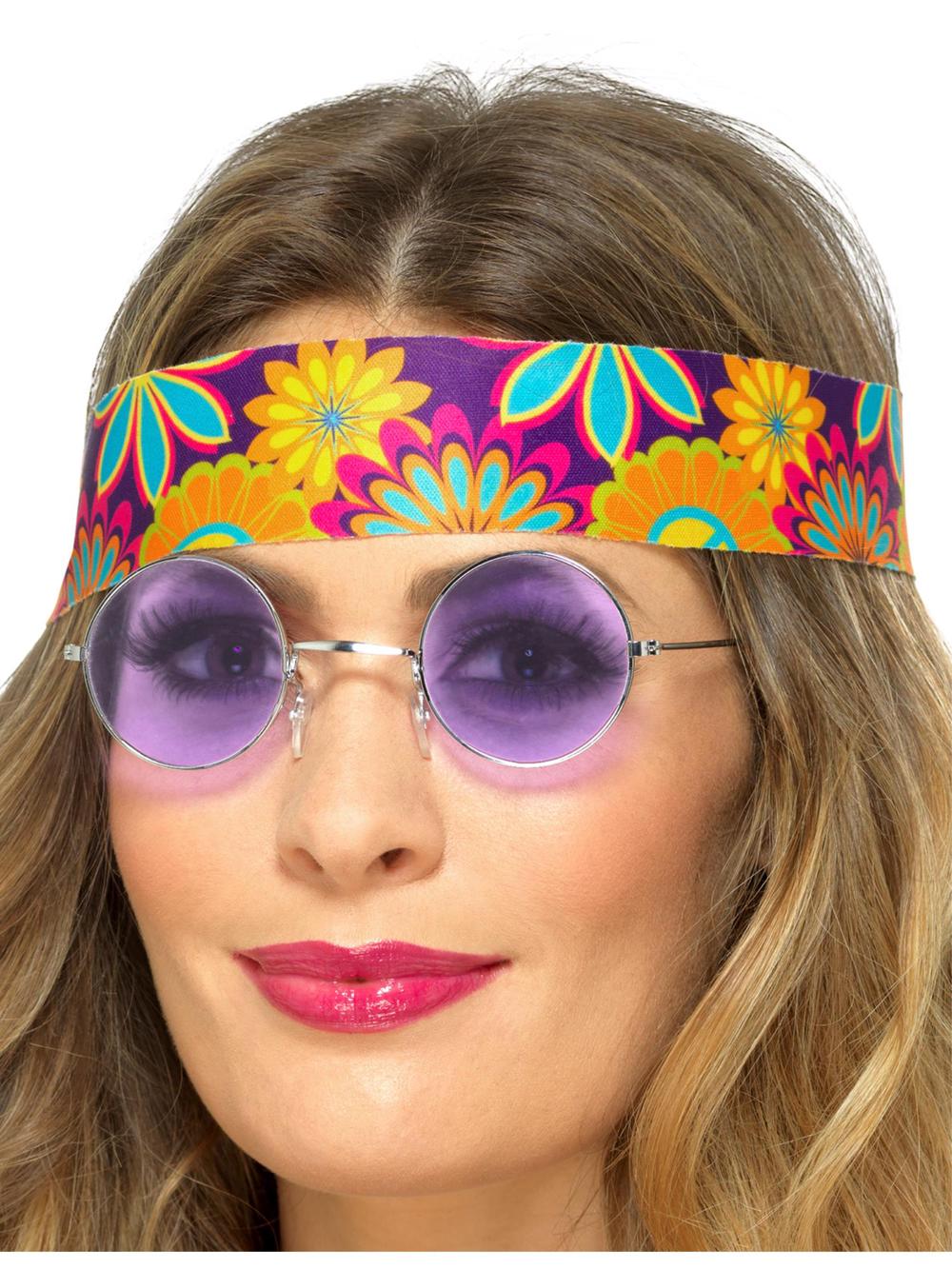 Smiffys Hippie Specs, Adult (Purple) by Smiffys - ISBN: 5020570238226