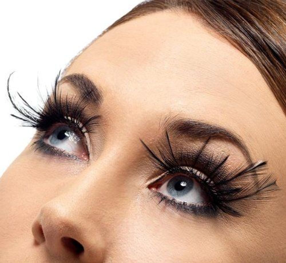 Smiffy's Women's Long Eyelashes, Black, One Size by Smiffy's - ISBN: 5020570349830