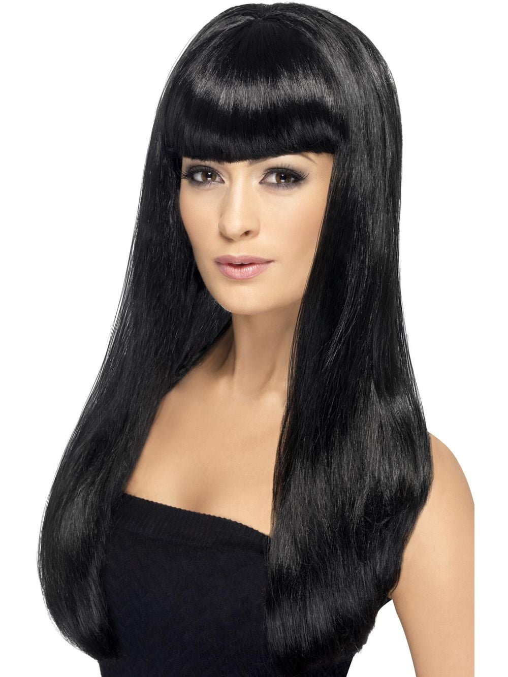 Rubie's Deerfield Adult Babelicious Wig with Fringe (Black) by Rubie's Deerfield - ISBN: 5020570424162