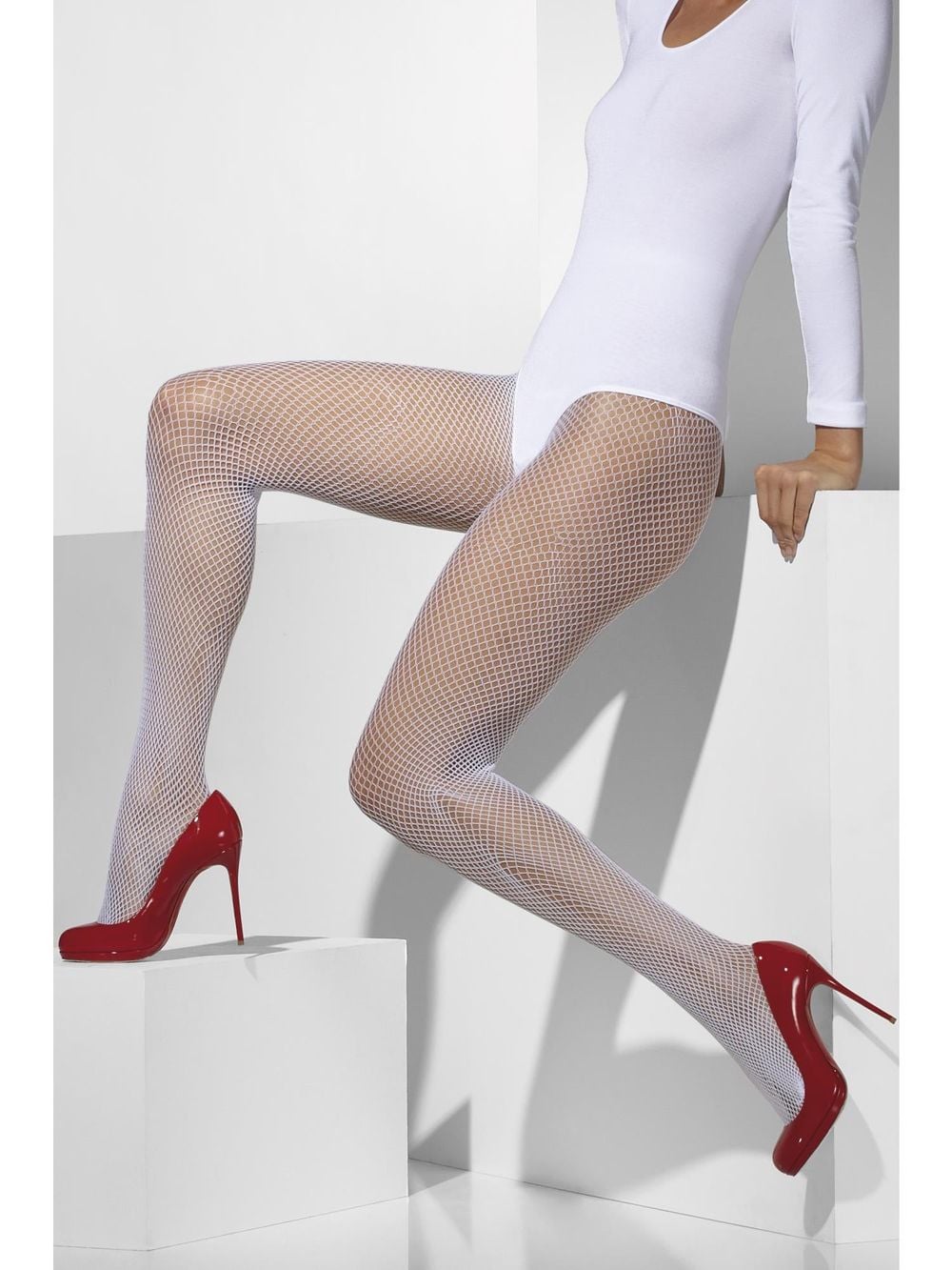 Rubie's Deerfield Fishnet Tights (White) - One Size by Rubie's Deerfield - ISBN: 5020570427286