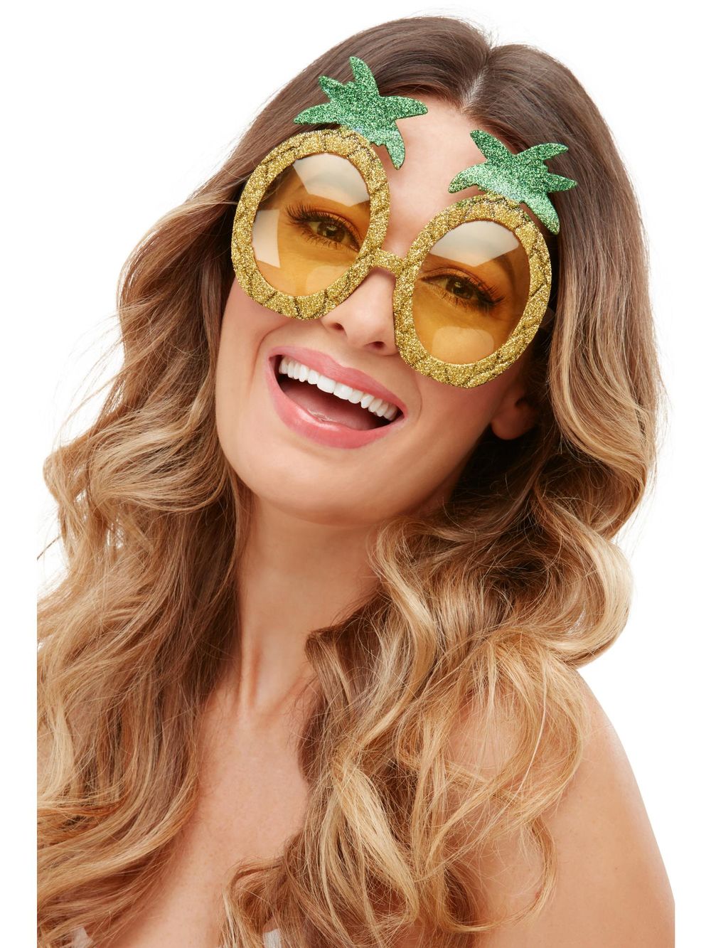 Rubie's Deerfield Adult Tropical Pineapple Glitter Glasses by Rubie's Deerfield - ISBN: 5020570529836