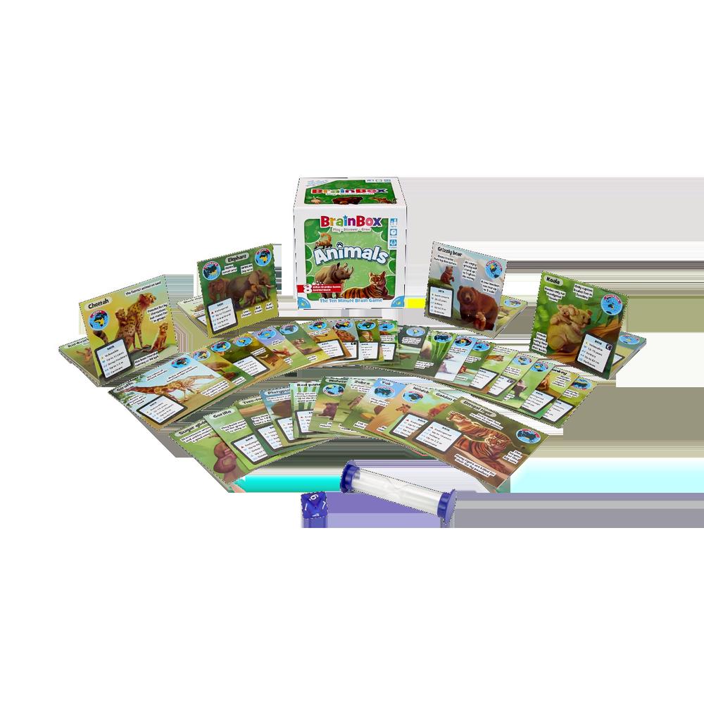 BrainBox Animals Card Game, 5025822244024