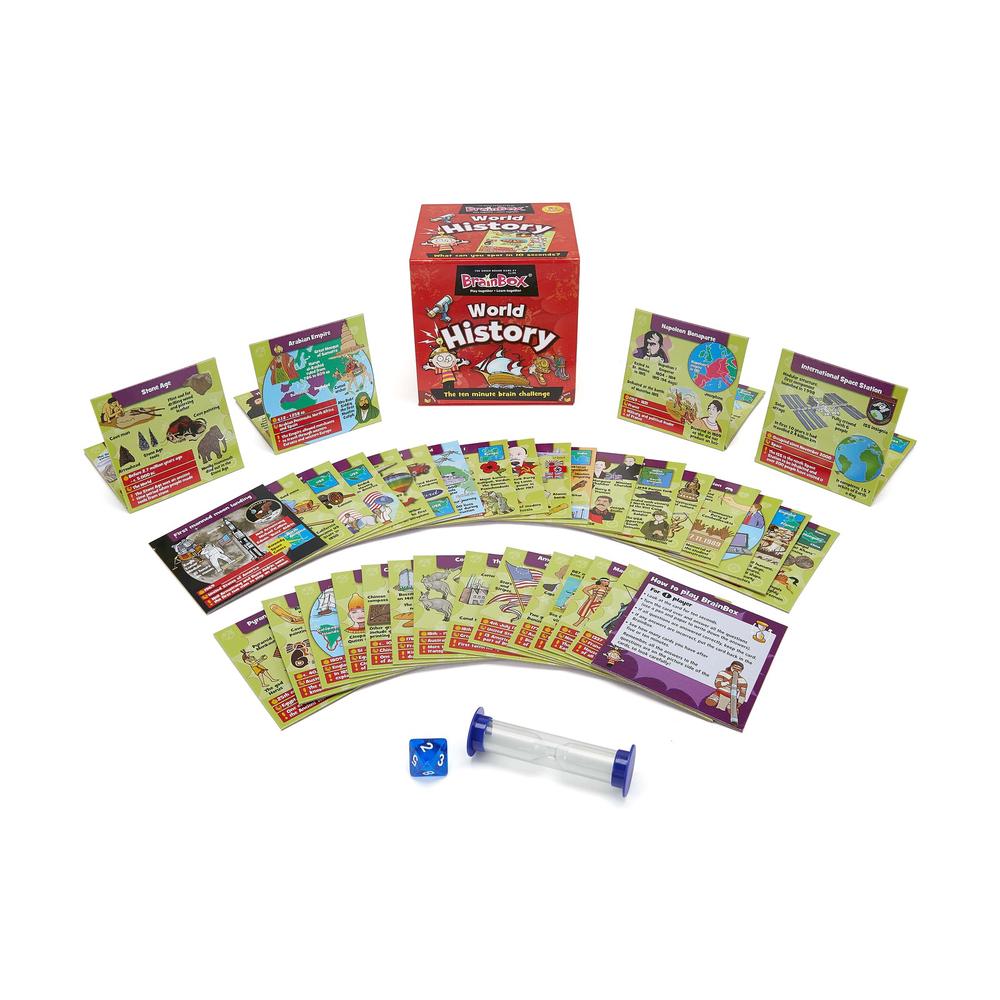 BrainBox World History Card Game | Buy online at The Nile