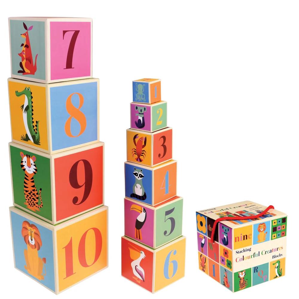 Stacking Blocks - Colourful Creatures, 5027455412221