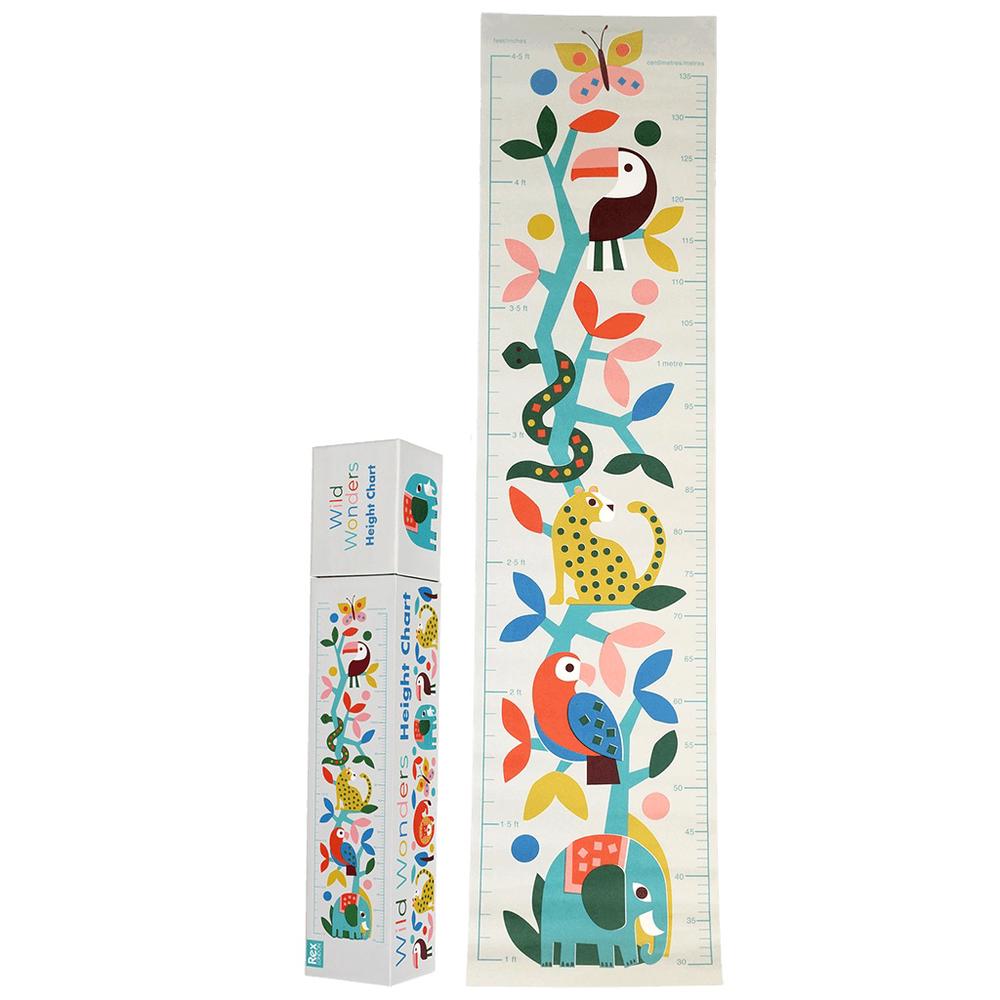 Wild Wonders Height Chart, 5027455434193