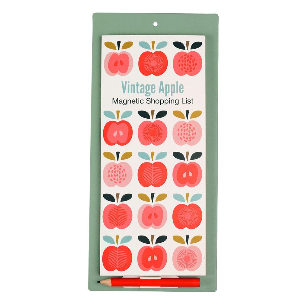 Magnetic Shopping List (Vintage Apple), 5027455436203