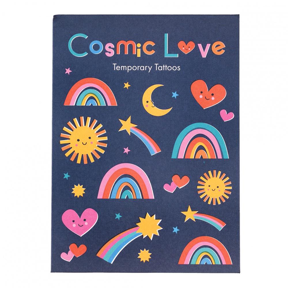 Cosmic Love Temporary Tattoos, 2 Sheets, 5027455445052