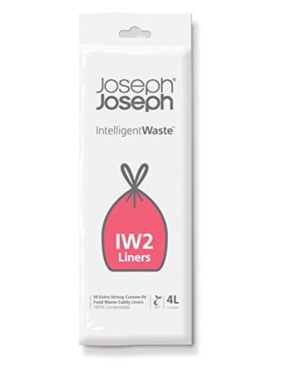 Joseph Joseph Food Waste Caddy Liners, 50 Pack - 4L, 5028420300079