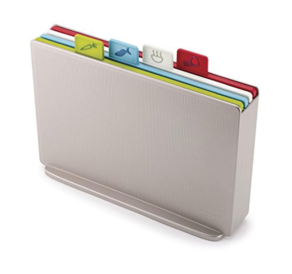 Joseph Joseph Index Chopping Board Set (Silver) - Regular, 5028420601312