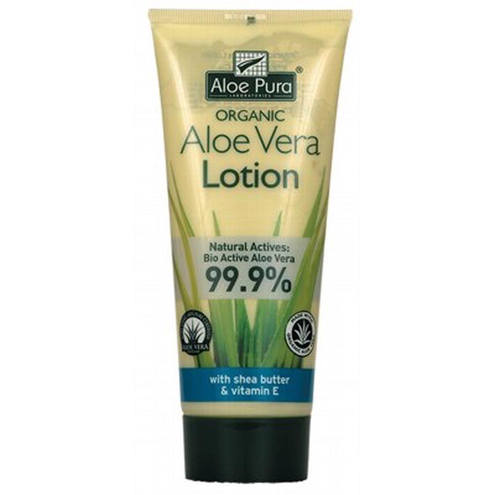Aloe Vera Lotion with Shea Butter & Vitamin E - 200mL, 5029354002657