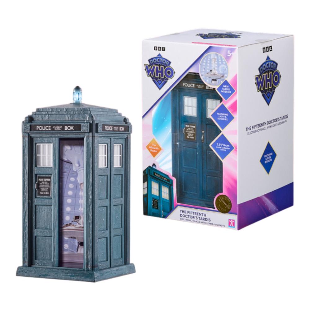 Character Options Dr Who - The 15th Doctor's Tardis Figure w/ Light & Sound, 5029736083908