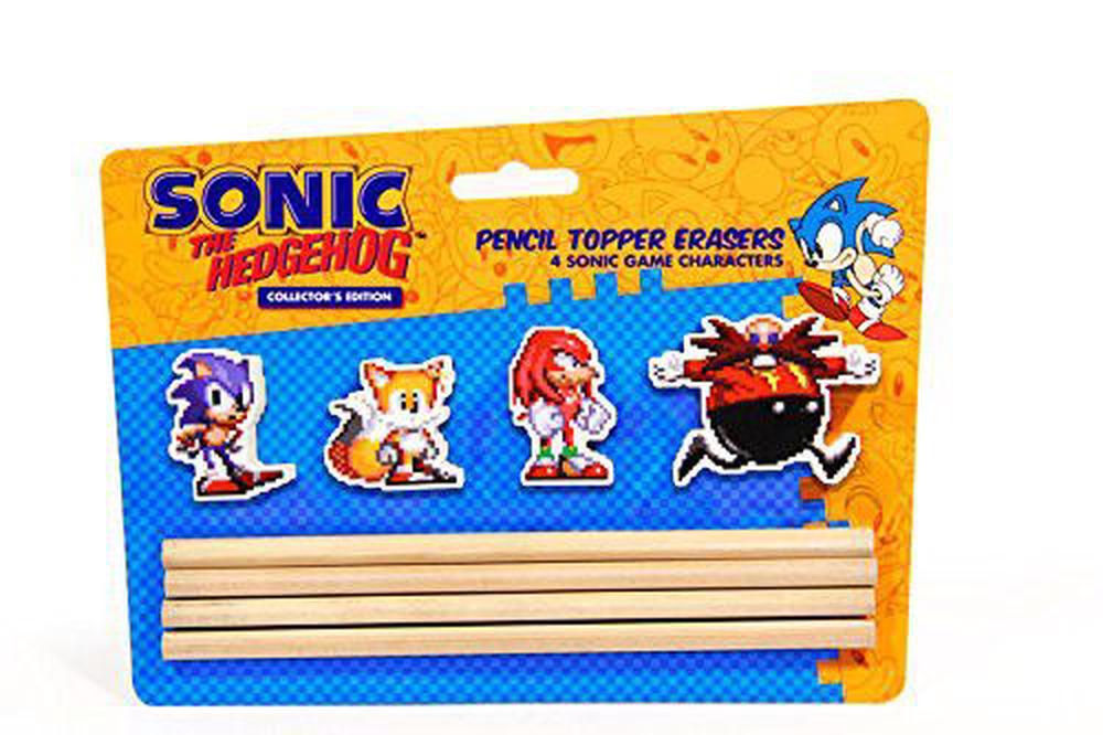 Sonic the Hedgehog Pencil Topper Erasers Buy online at The Nile