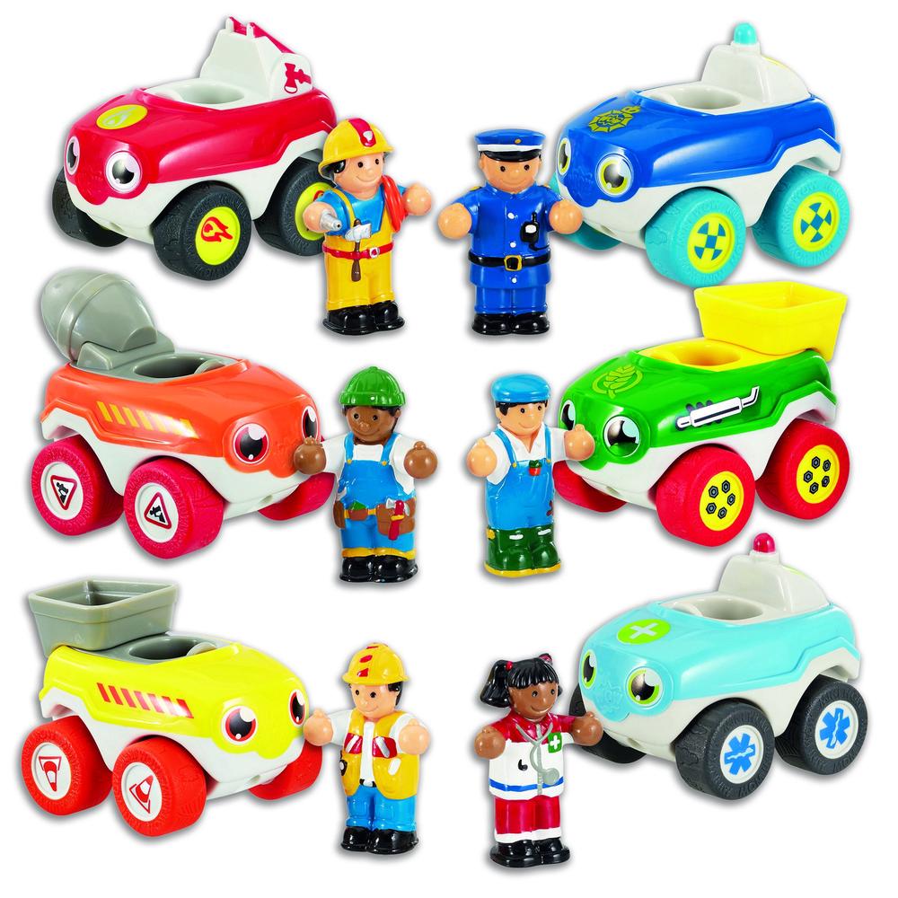 WOW Toys Occupational Vehicle Set, 12 Pieces | Buy online at The Nile