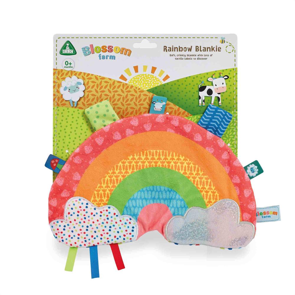Early Learning Centre Blossom Farm Rainbow Taggie Blankie, 5034253001045