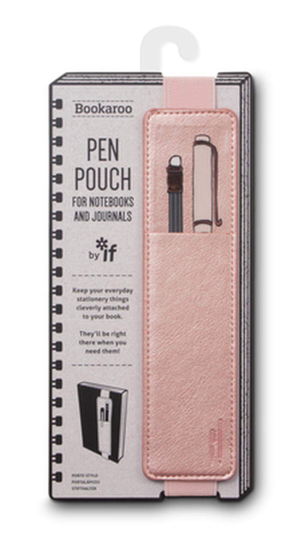 Bookaroo Pen Pouch (Rose Gold), 5035393407070