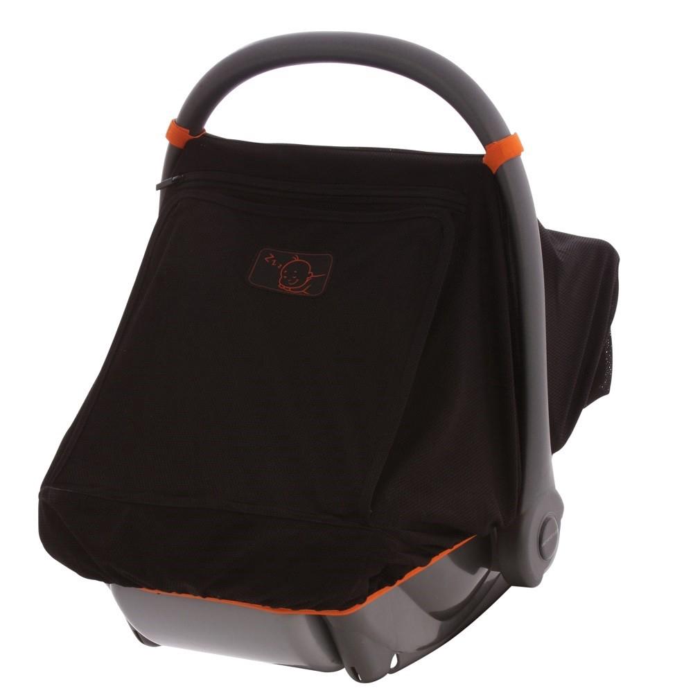 Snoozeshade Baby Shade For Infant Car Seat Classic Orange