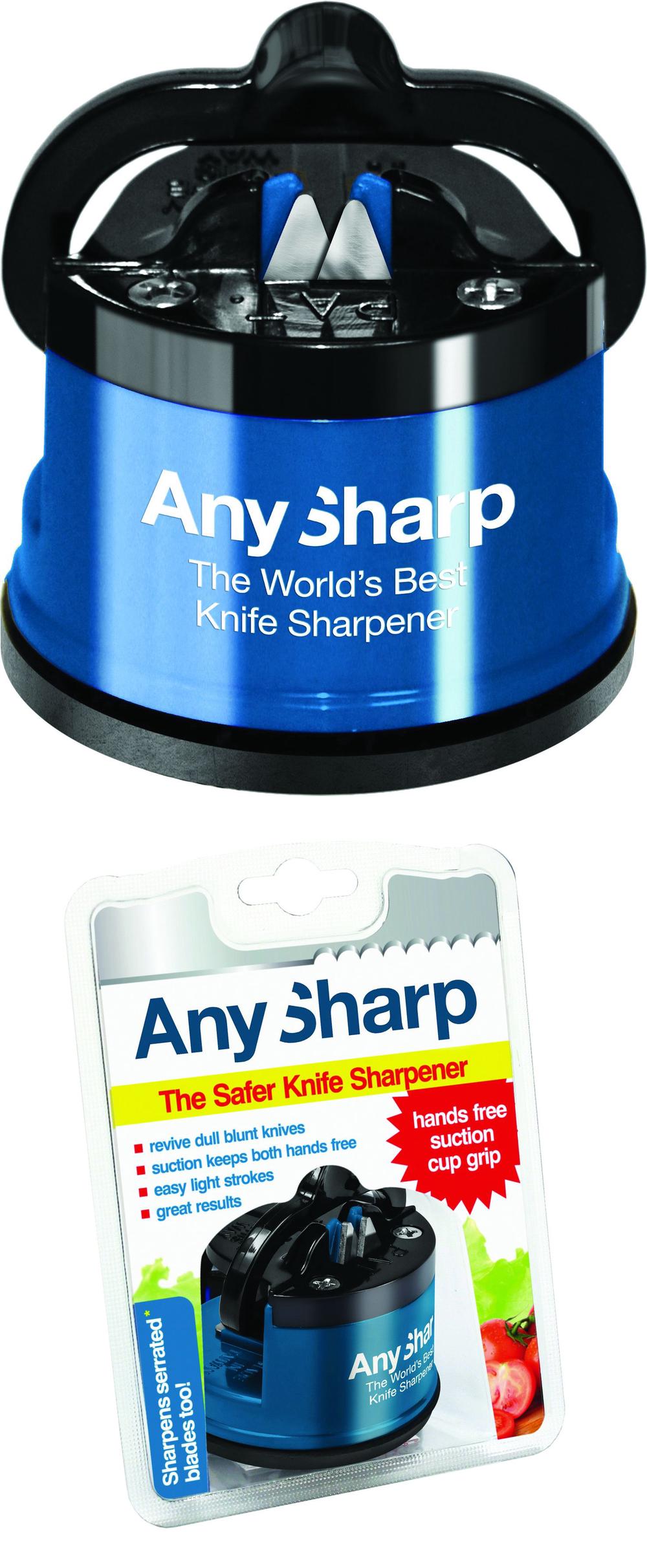 AnySharp Knife Sharpener - Blue