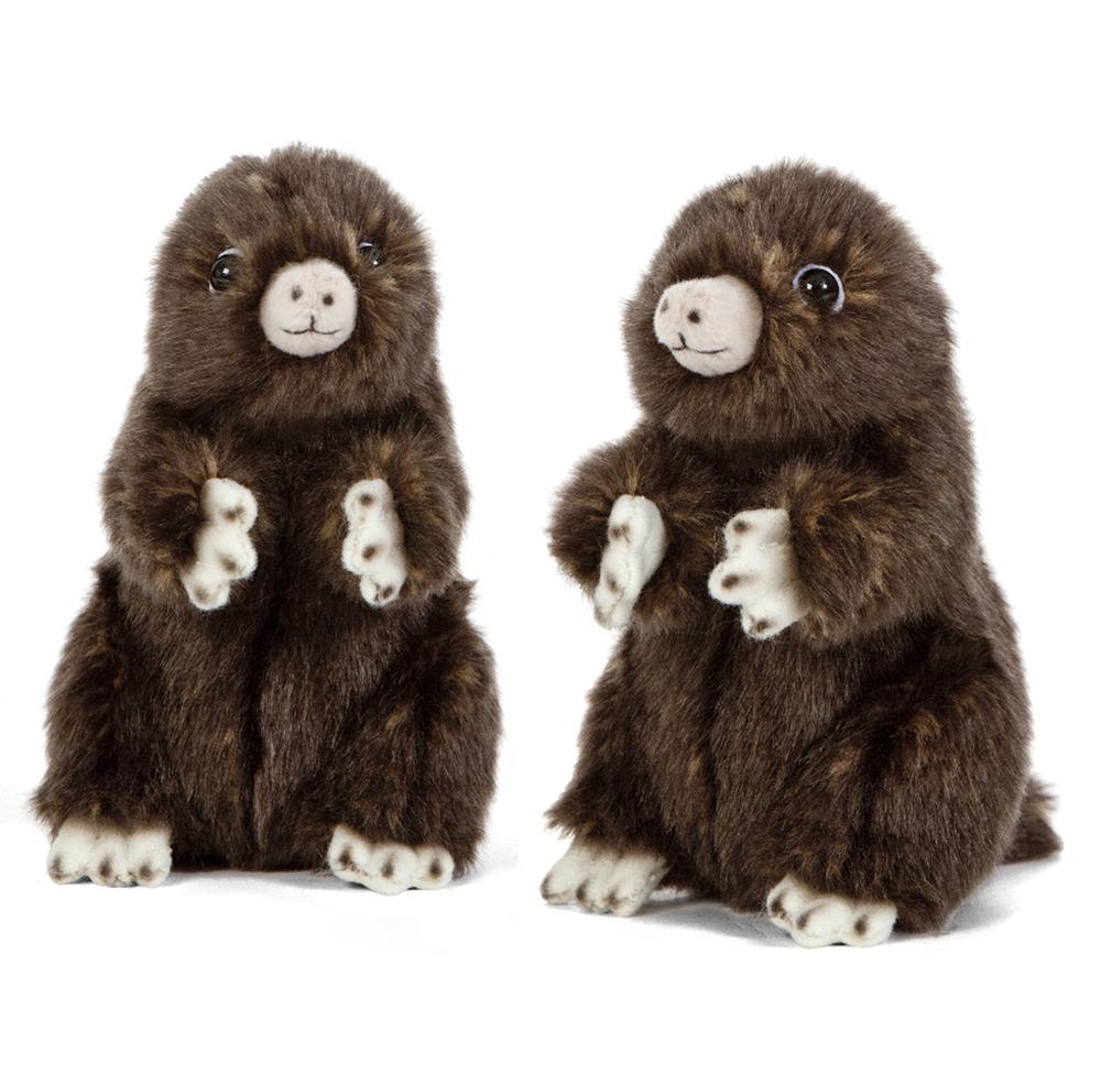 Living Nature Mole Sitting Soft Toy - 14cm, 5037832305503