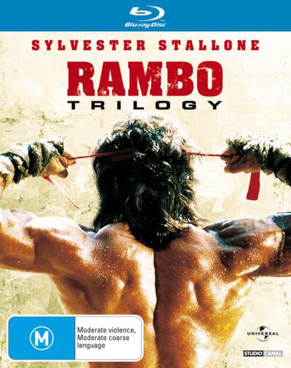 Rambo Trilogy First Blood First Blood Part Ii Rambo Iii 3 Discs Blr Buy Online At The Nile