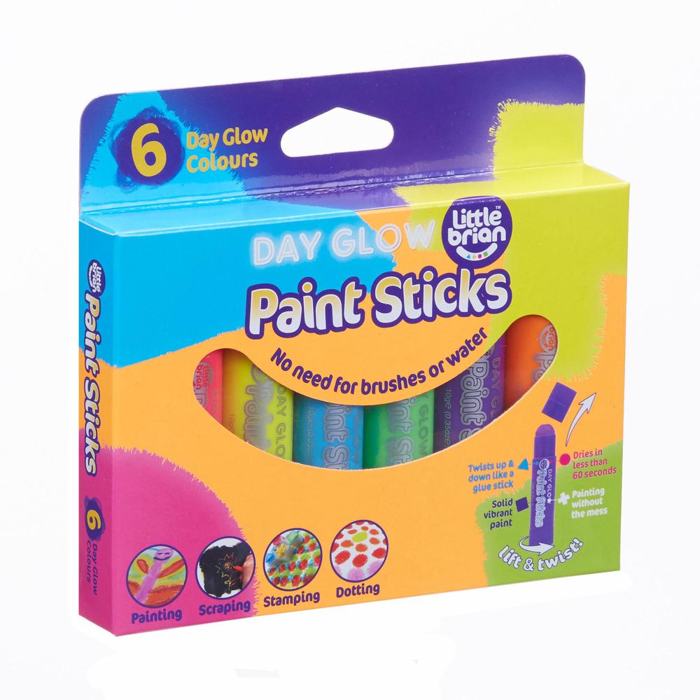 Paint Sticks, 6 Pack (Day Glow), 5051170611188