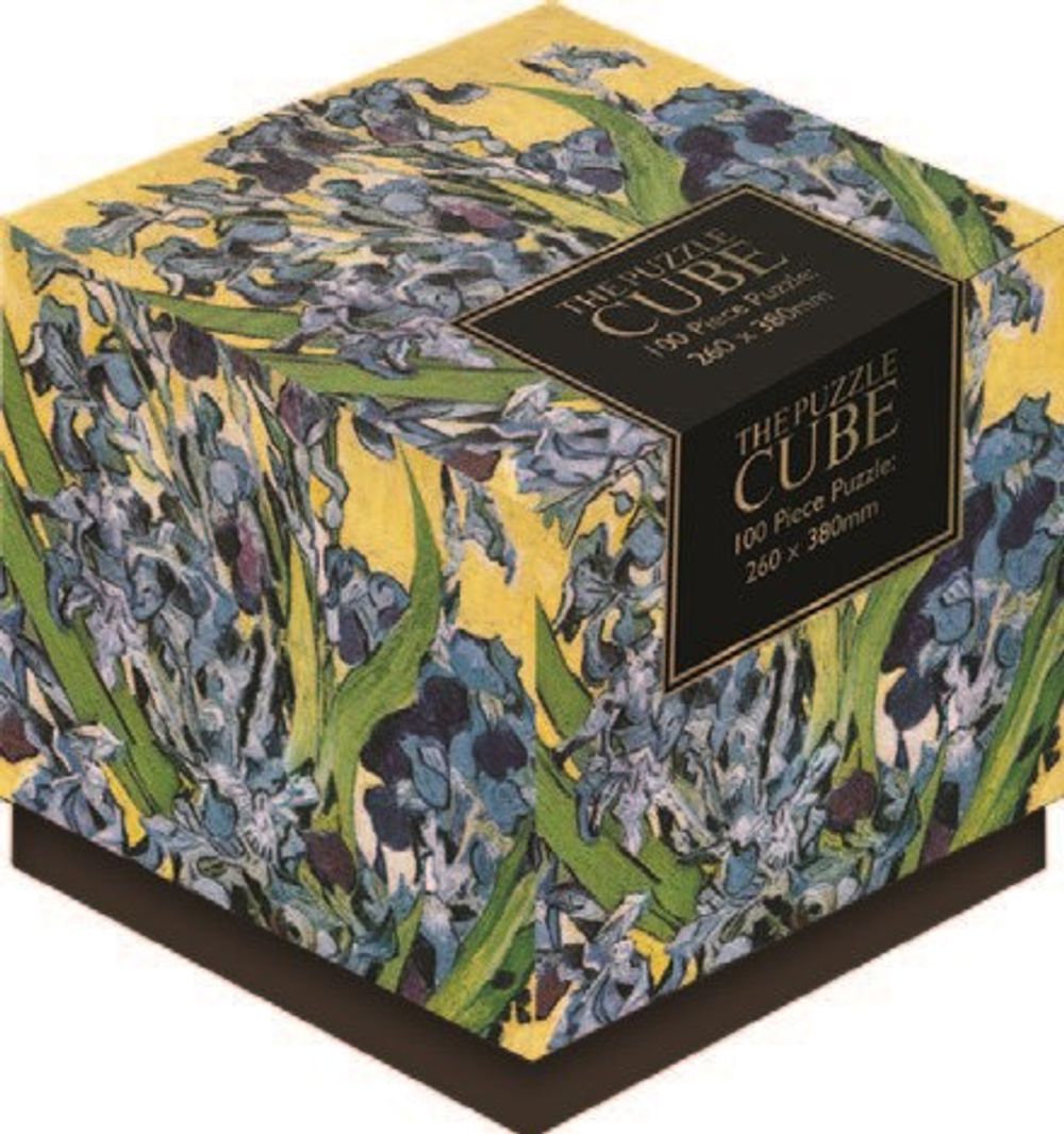 Blue Duck Books Cube Jigsaw Puzzle - Van Gogh Irises, 100 Piece by Blue Duck Books - ISBN: 5051237090925