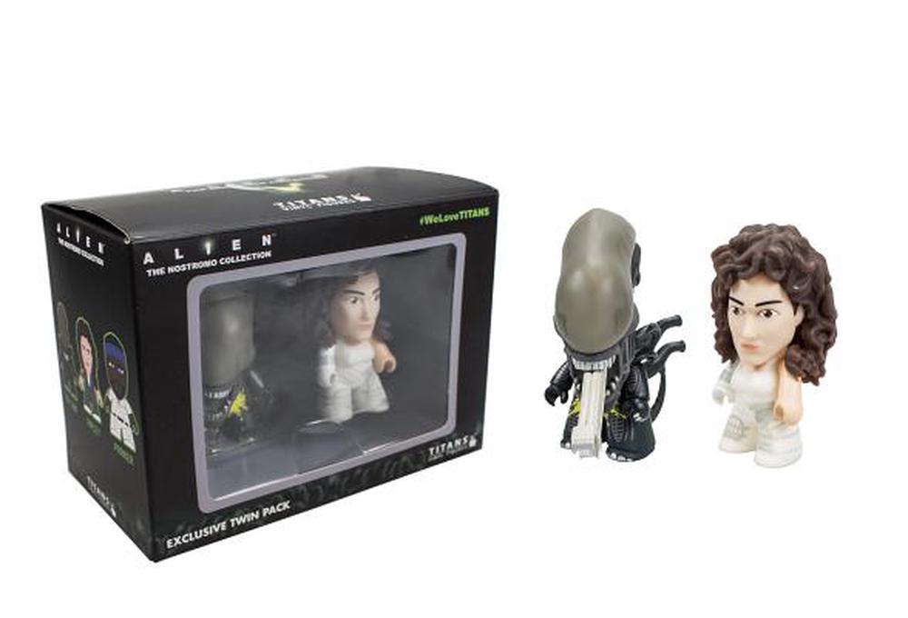 Titan Merchandise Alien - 3 inch Titans Ripley & Acid Spatter Xenomorph 2-Pack, 5052473081470
