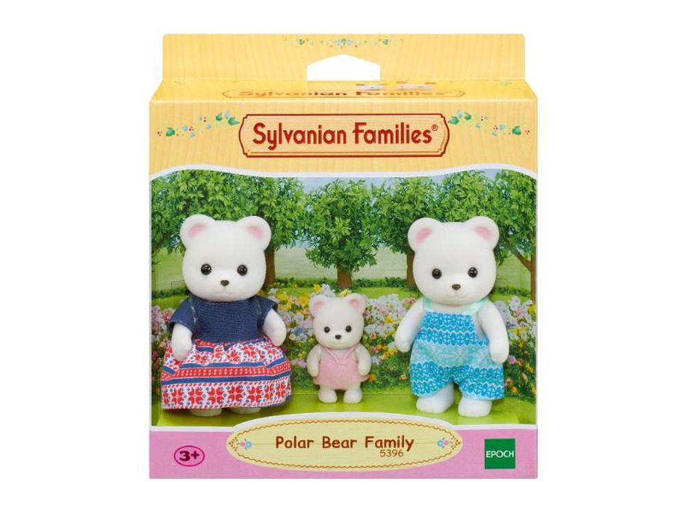 Sylvanian Families Polar Bear Family Figure, 3 Pack, 5054131053966
