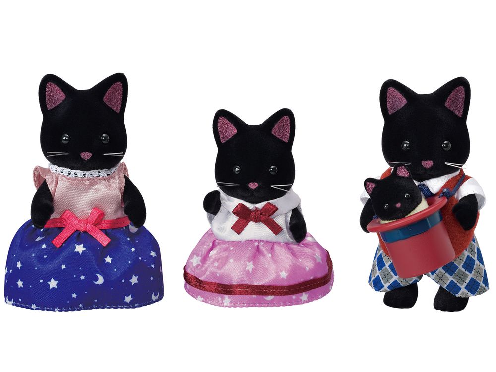 Sylvanian Families Midnight Cat Family Animal Figures by Sylvanian Families - ISBN: 5054131055304