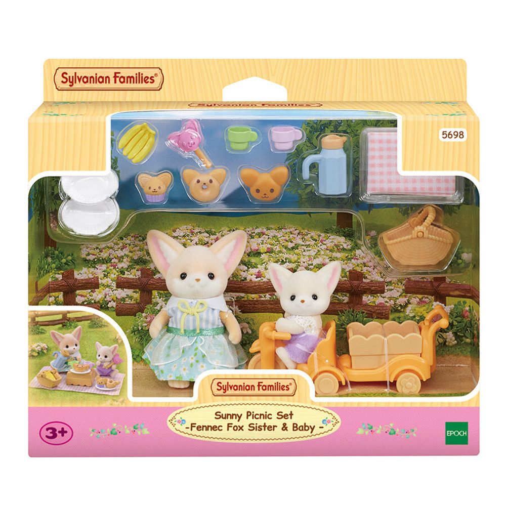 Sylvanian Families Sunny Picnic Set Fennec Fox Sister & Baby by Sylvanian Families - ISBN: 5054131056981