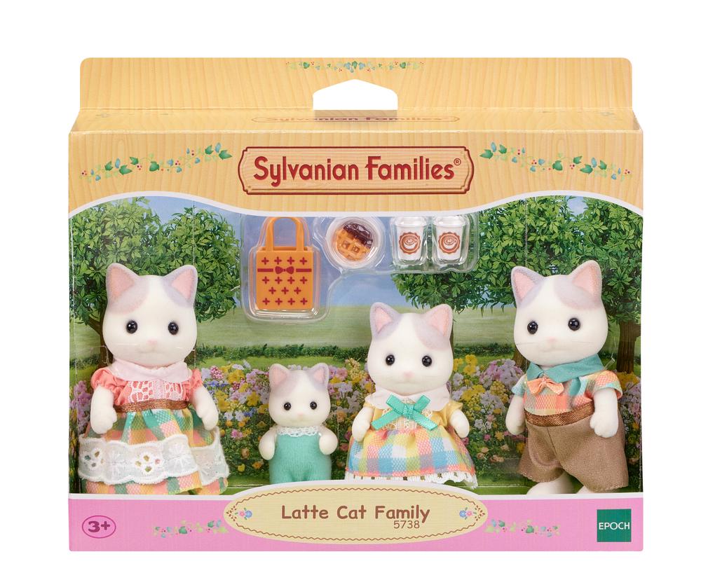 Sylvanian Families Latte Cat Family, 5054131057384