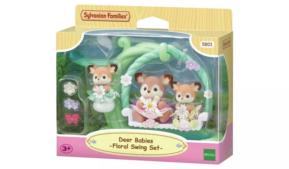 Sylvanian Families Deer Babies - Floral Swing Set by Sylvanian Families - ISBN: 5054131058015