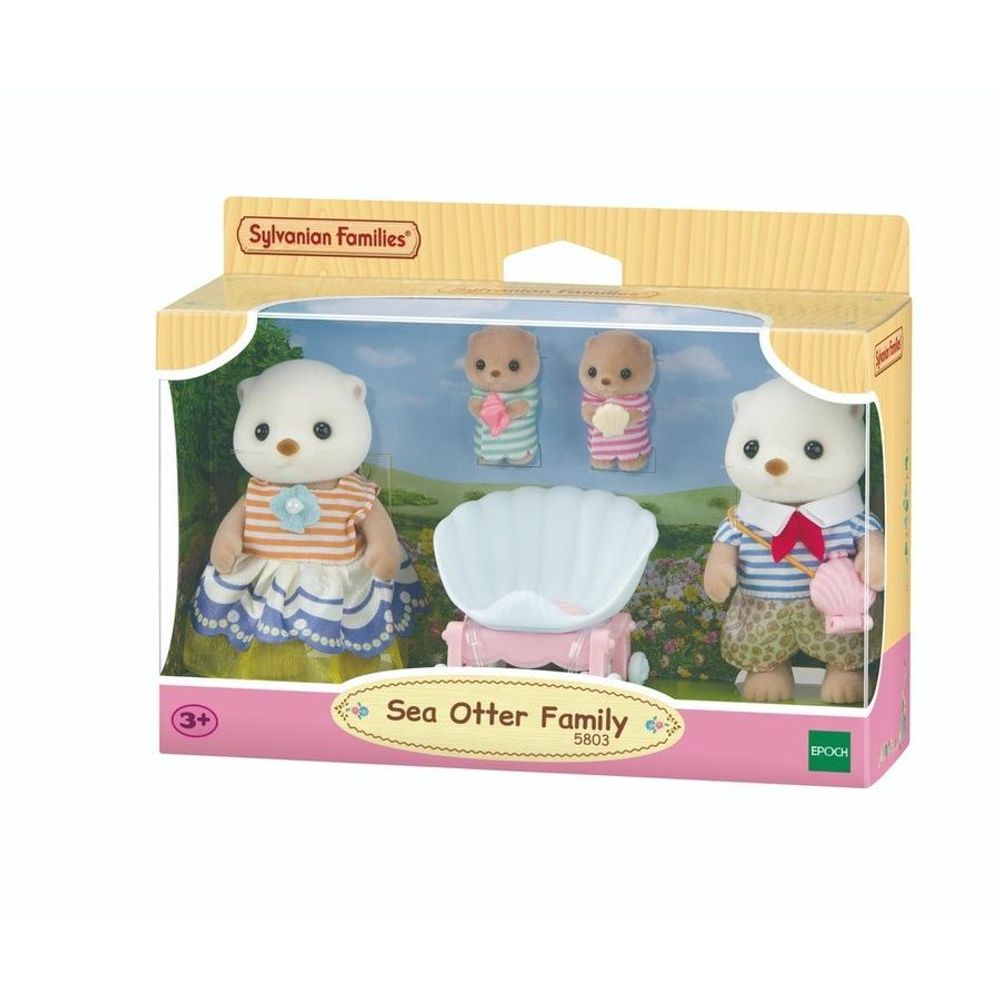 Sylvanian Families Sea Otter Family Doll Set by Sylvanian Families - ISBN: 5054131058039
