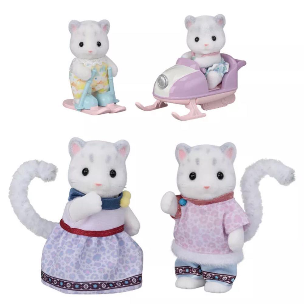 Sylvanian Families Snow Leopard Family Doll Set, 5054131058145