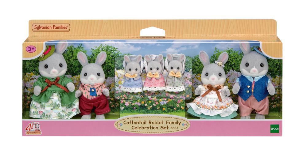 Sylvanian Families Cottontail Rabbit Family Celebration Set by Sylvanian Families - ISBN: 5054131058633
