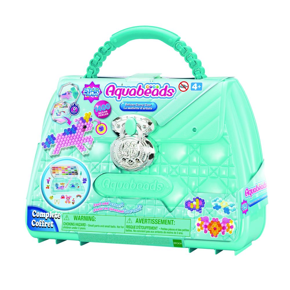 Aquabeads Beginners Carry Case, Complete Arts & Crafts Bead Kit