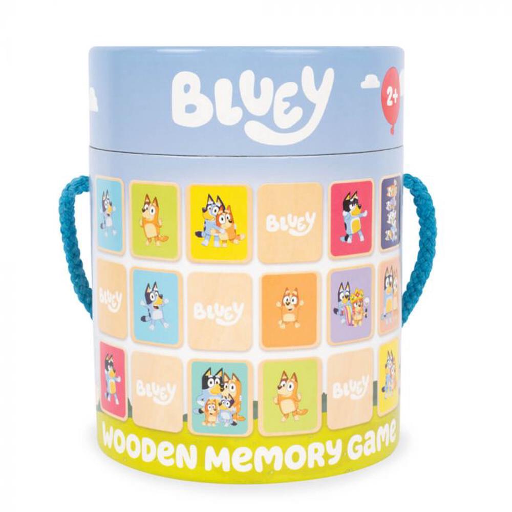 Wooden Memory Game (Bluey) - 14cm, 5055069721071