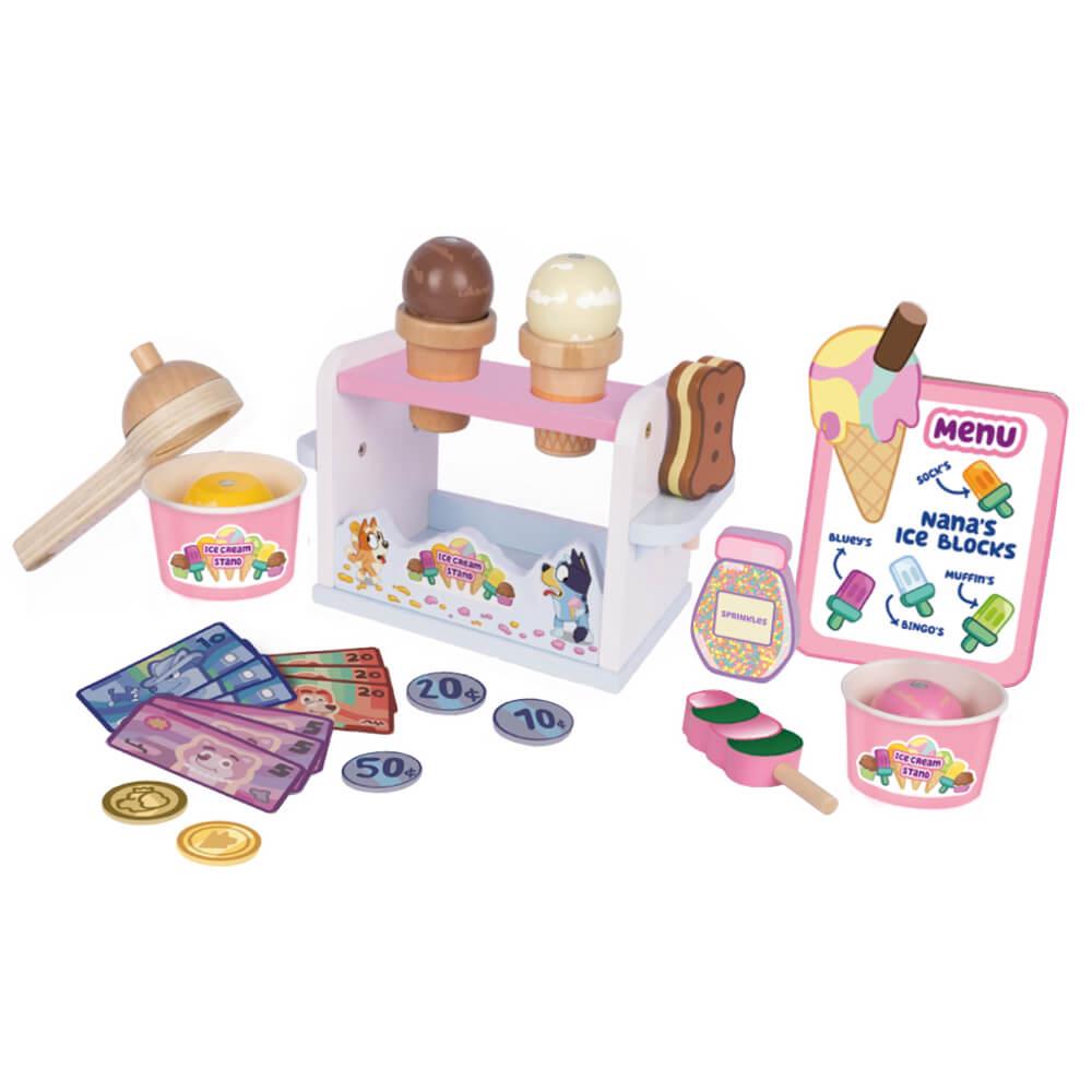 Bluey Wooden Ice Cream Stand, 5055069723693