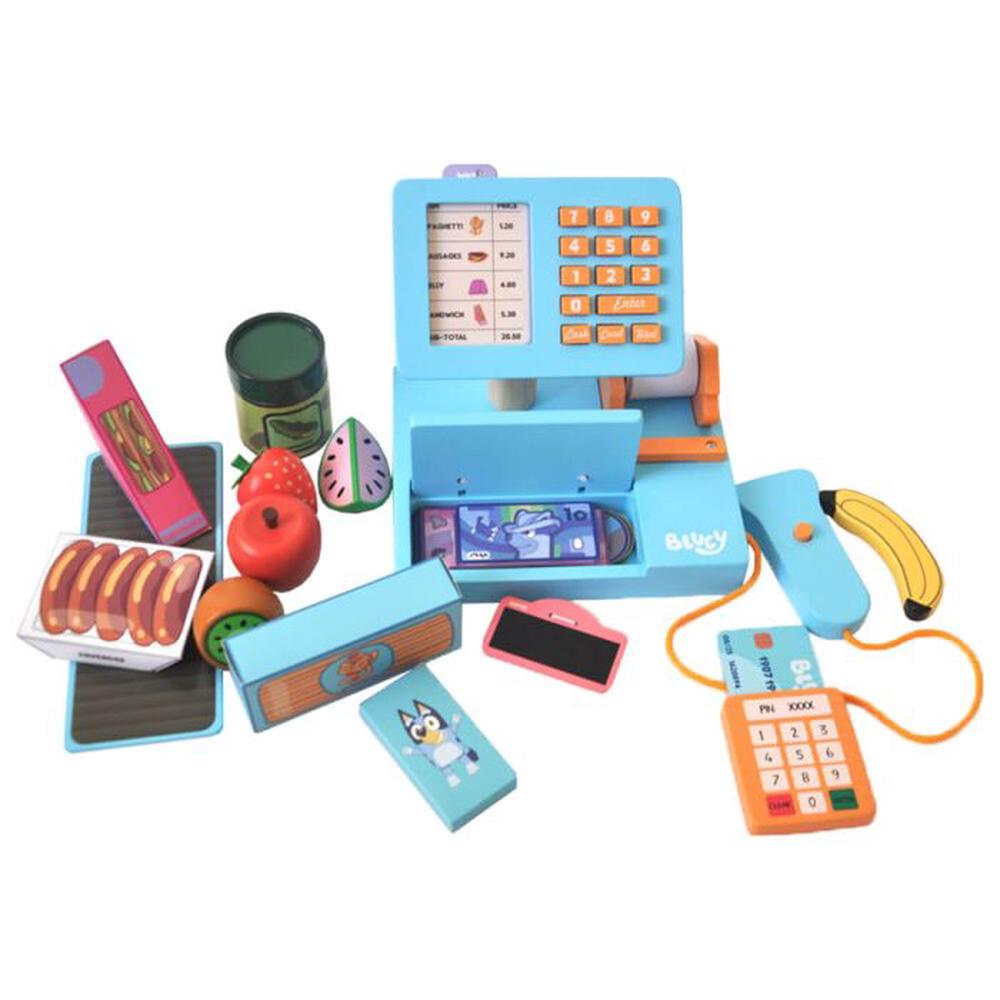 Bluey Wooden Cash Register, 5055069724959