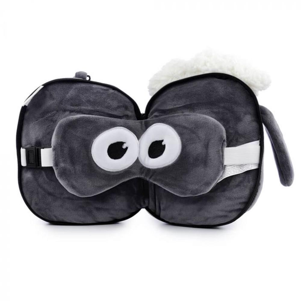 Relaxeazzz Shaun The Sheep Travel Pillow & Eye Mask Set - 25cm, 5055071782657