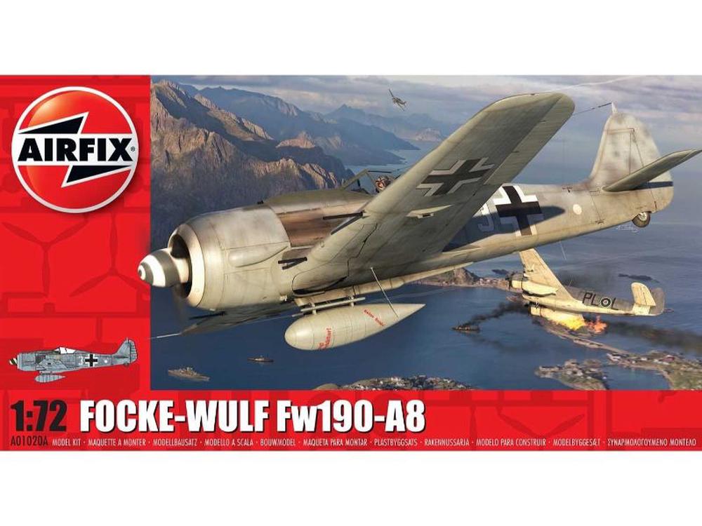 1:72 Model Kit - Focke-Wulf Fw190-A8, 5055286649752
