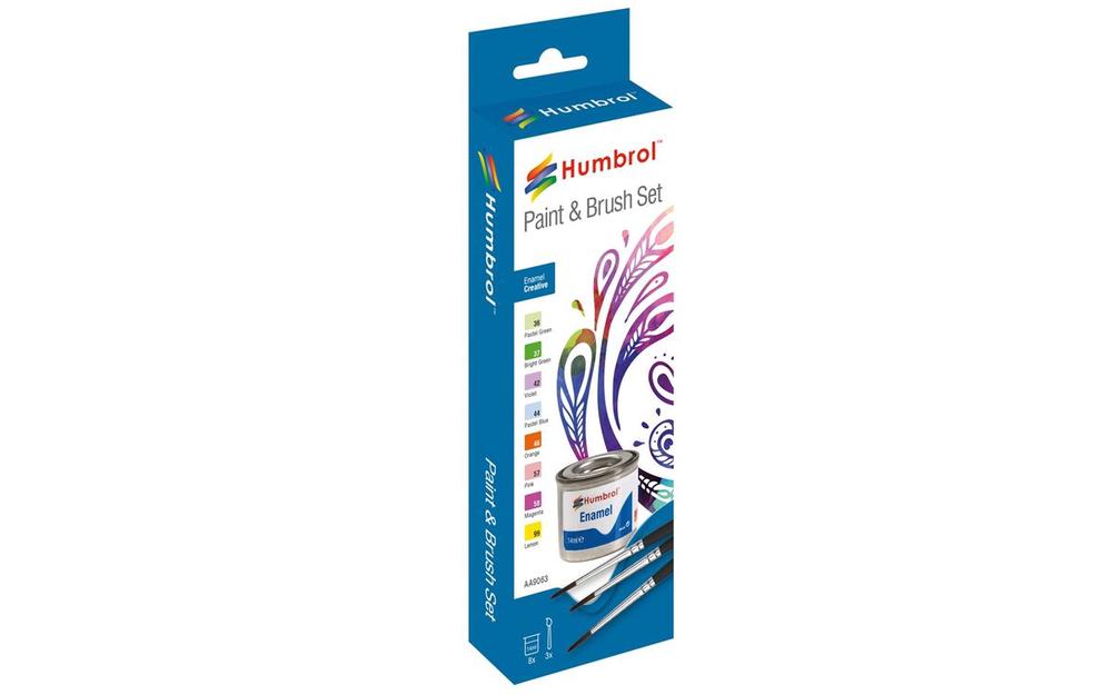 Enamel Creative Paint and Brush Set, 5055286650338