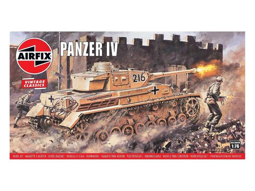 1:76 Model Kit - Vintage Classics Panzer IV Tank, 5055286652738