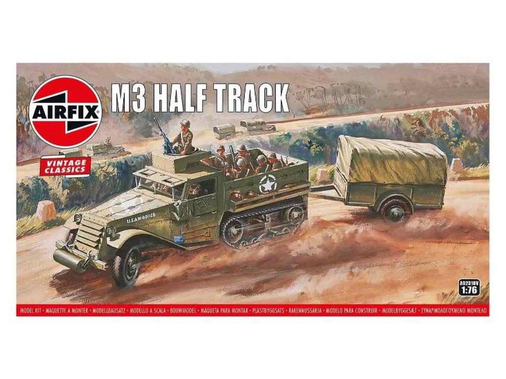 1:76 Model Kit - Vintage Classics M3 Half Track, 5055286652783