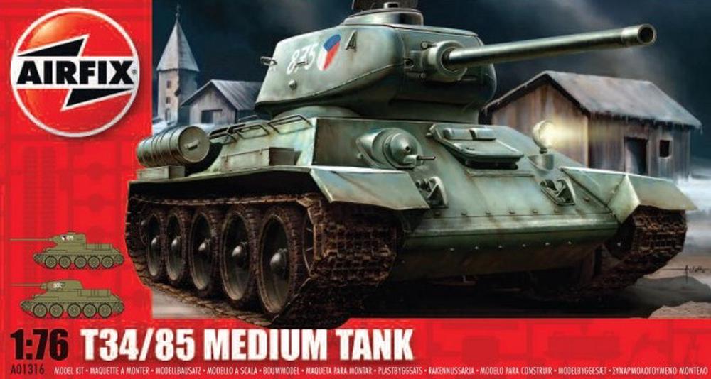 T34 Tank, 1:76 Scale, 5055286652905
