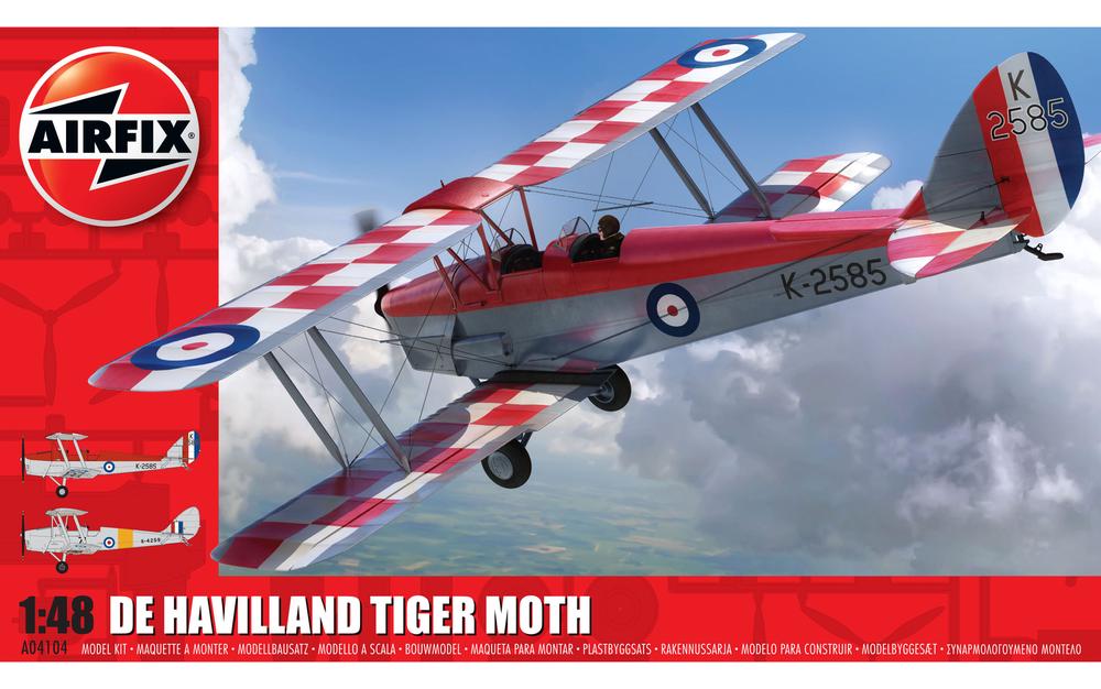 De Havilland DH82a Tiger Moth, 1:48 Scale, 5055286659607